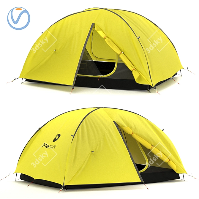 Marmot Lightweight 2-Person Tent 3D model image 1