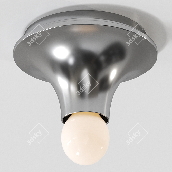 Teti Halogen Ceiling Lamp: Iconic Design, Timeless Style 3D model image 1