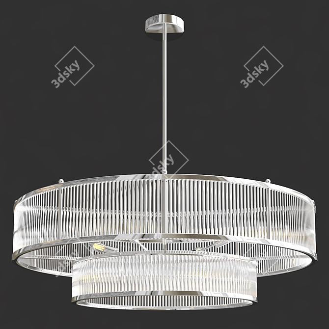 Elegant Marais Round Table 3D model image 3