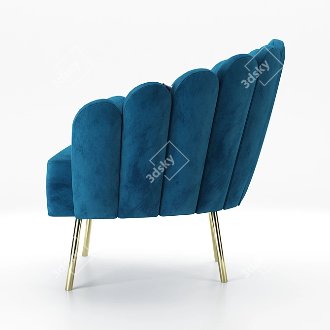 Amira Chair: Stylish and Comfortable Seating 3D model image 3