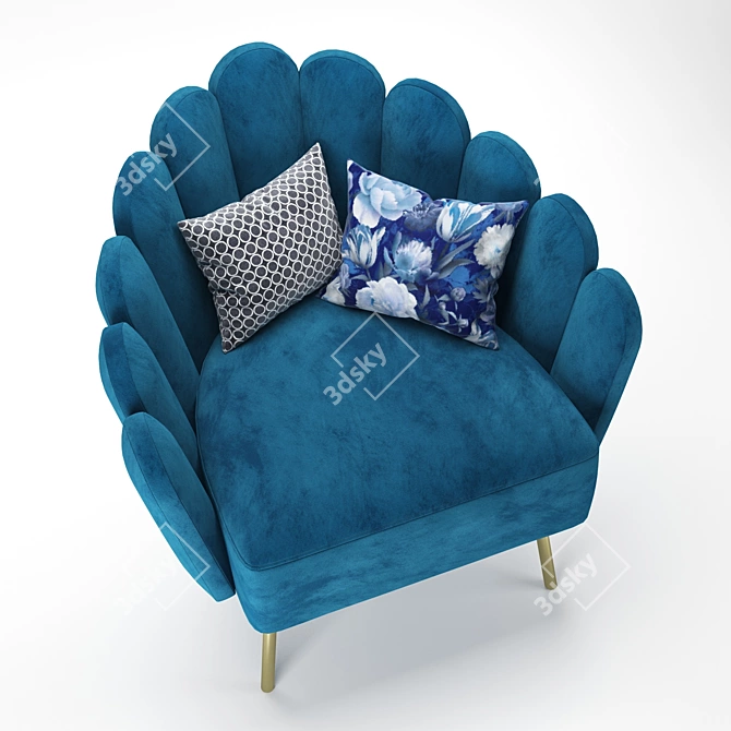 Amira Chair: Stylish and Comfortable Seating 3D model image 5