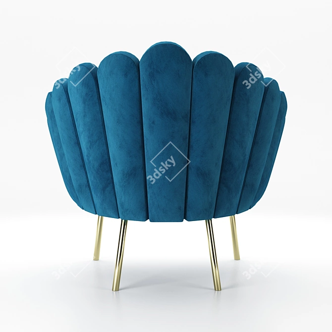 Amira Chair: Stylish and Comfortable Seating 3D model image 11
