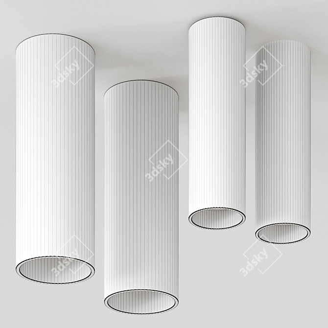 Panos Infinity R100 Ceiling Light 3D model image 2