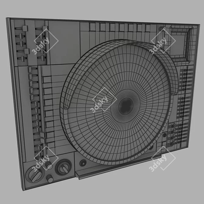 SAGE-1: Advanced Radar Console 3D model image 3