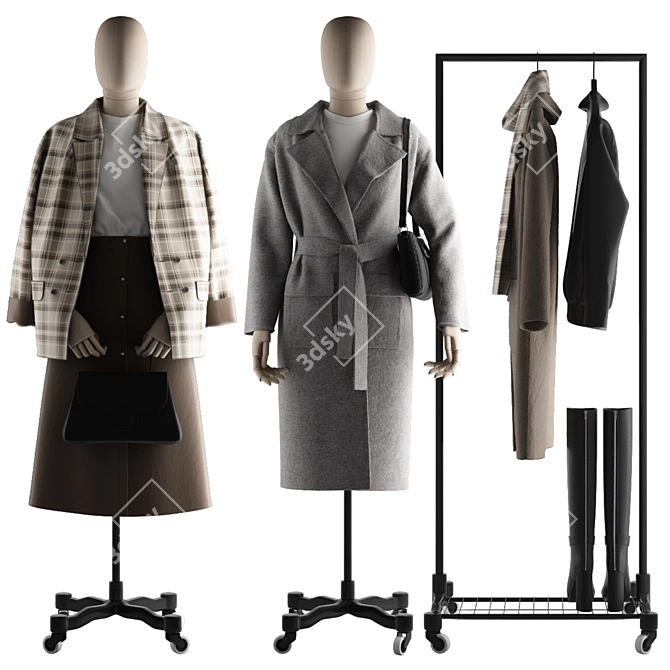 Fashionista Essentials 3D model image 1