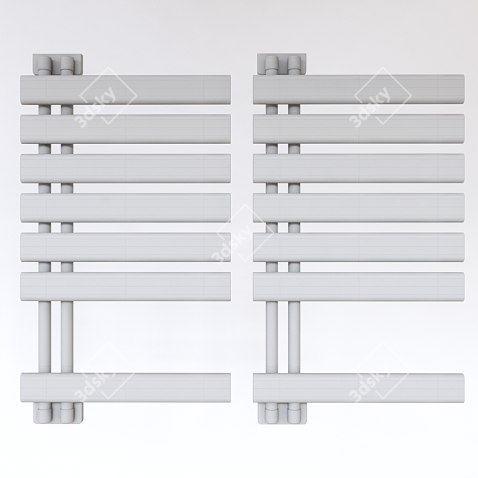 Sleek Rail System: Versatile Design 3D model image 2