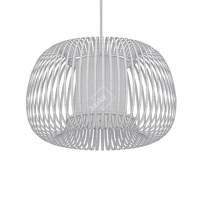 Elegant Mia Pendant Light 3D model image 2