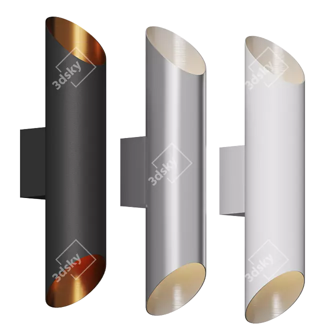 Agolada LED Outdoor Wall Light 3D model image 1