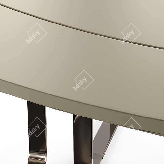 Fendi Infinity Lacquer Wood Dining Table 3D model image 5