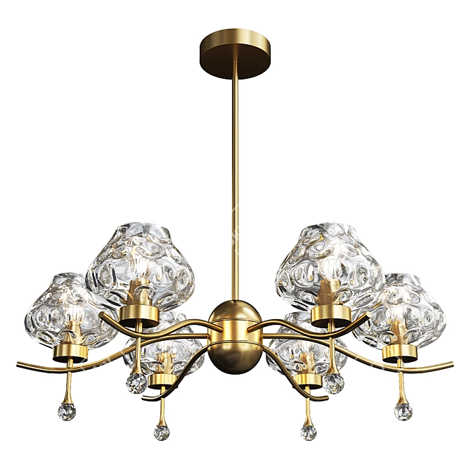 Priscilla Modern Design Lamp 3D model image 1
