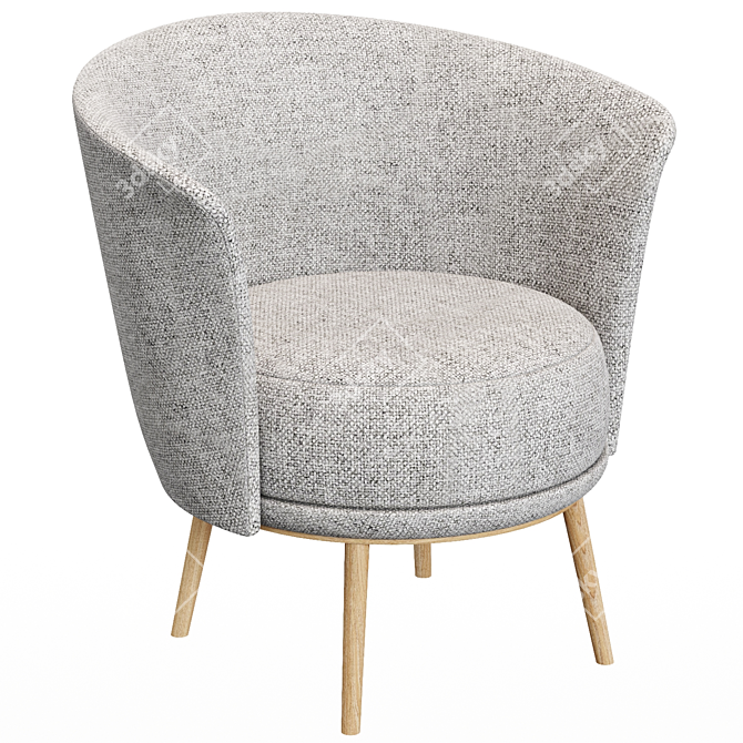 Elevate Your Space: Hay Dorso Chair 3D model image 1