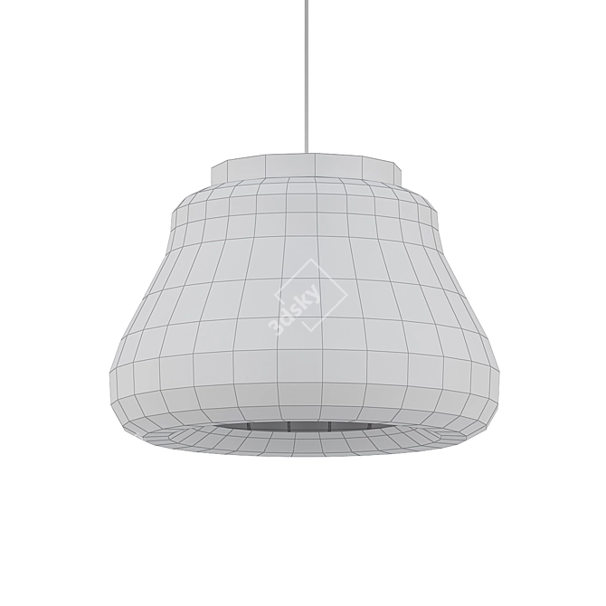 Elegant Lily Pendant Light 3D model image 2