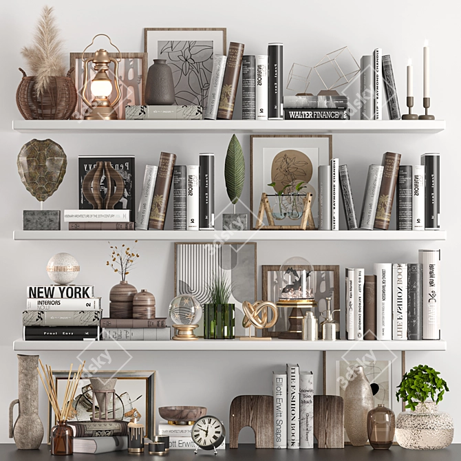 Elegant Decor Set 2018 3D model image 1