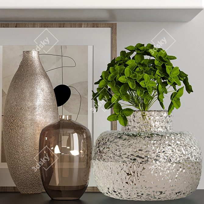 Elegant Decor Set 2018 3D model image 3