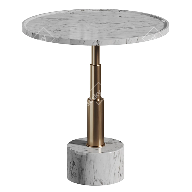 Elegant Spirit Coffee Table by Corner Design 3D model image 1