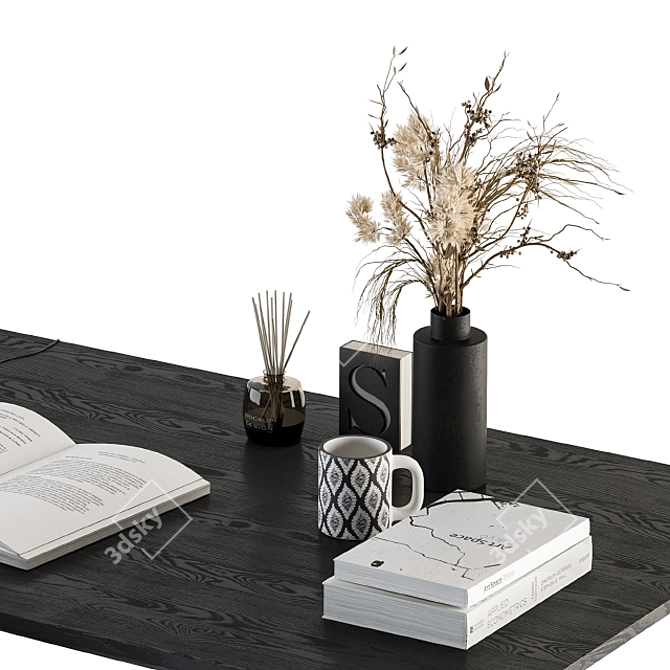 Poliform Office Desk Set - Sleek and Functional 3D model image 4