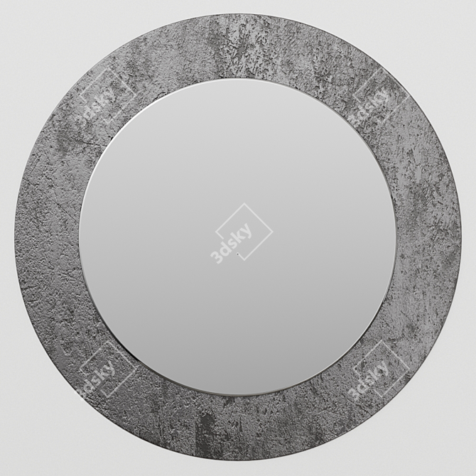ASIA Round Mirror: Elegant Design 3D model image 3