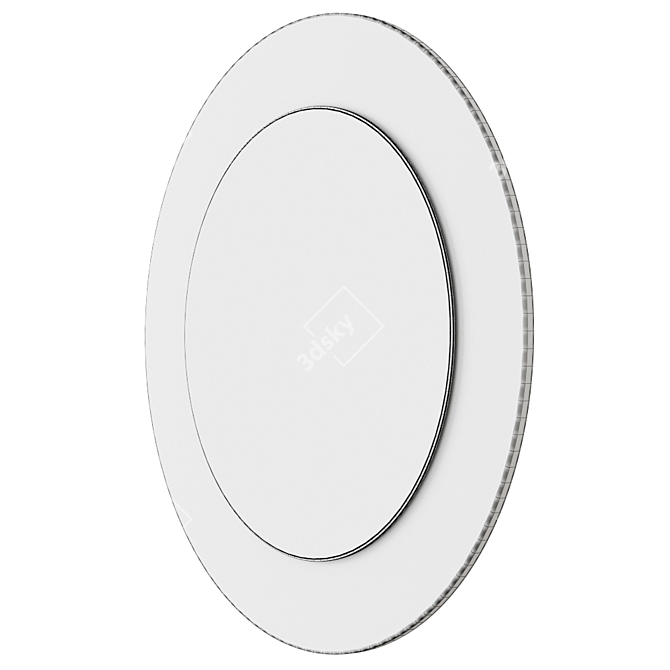 ASIA Round Mirror: Elegant Design 3D model image 4