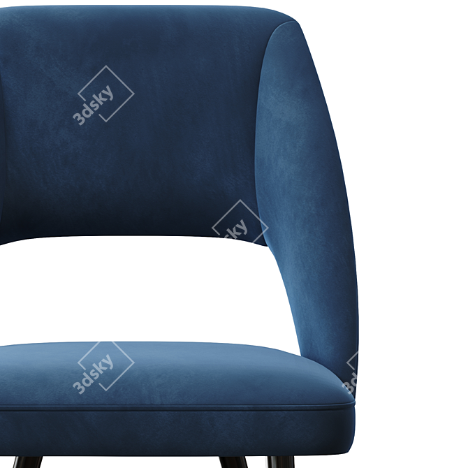 Elegant Eichholtz CIPRIA Dining Chair 3D model image 2
