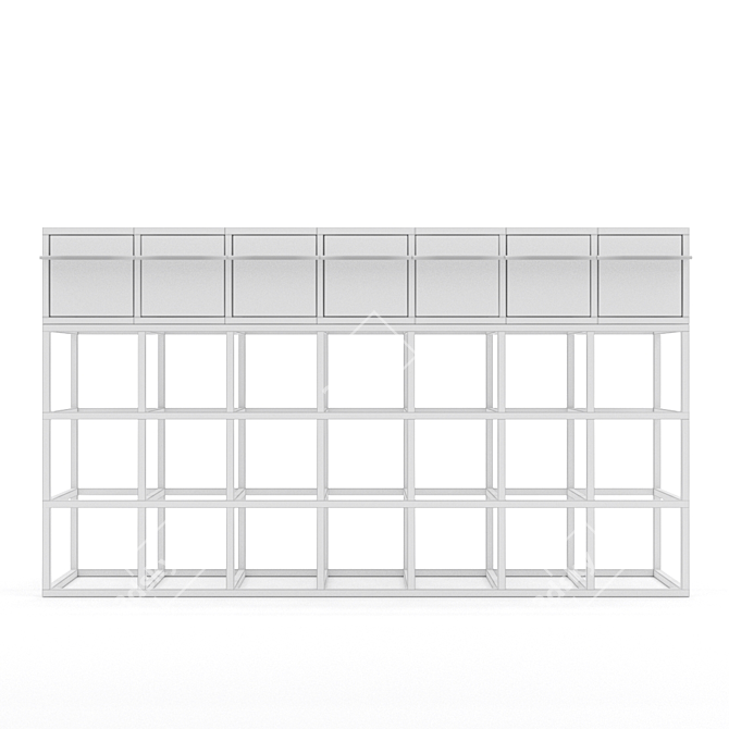 Elegant Virginia Console: Timeless Chic 3D model image 2