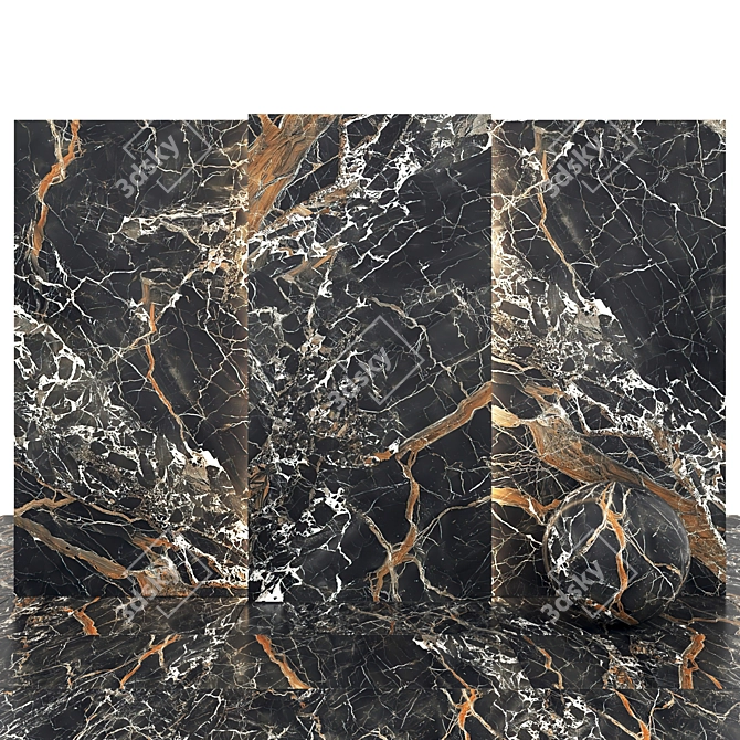 Elegant Shadow Caravaggio Marble 3D model image 2