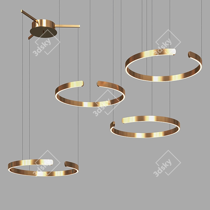 Maris Pendant Lamp 3D model image 1