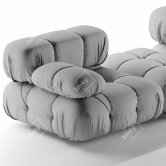 Title: Modern Bb Italia Camaleonda Sofa 3D model image 6