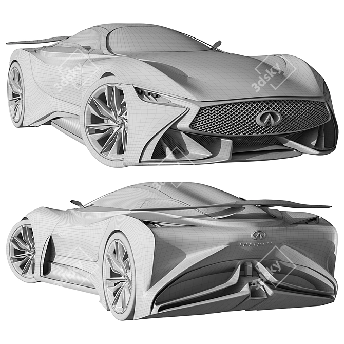 Infinity Vision GT - Unleash the Future 3D model image 7