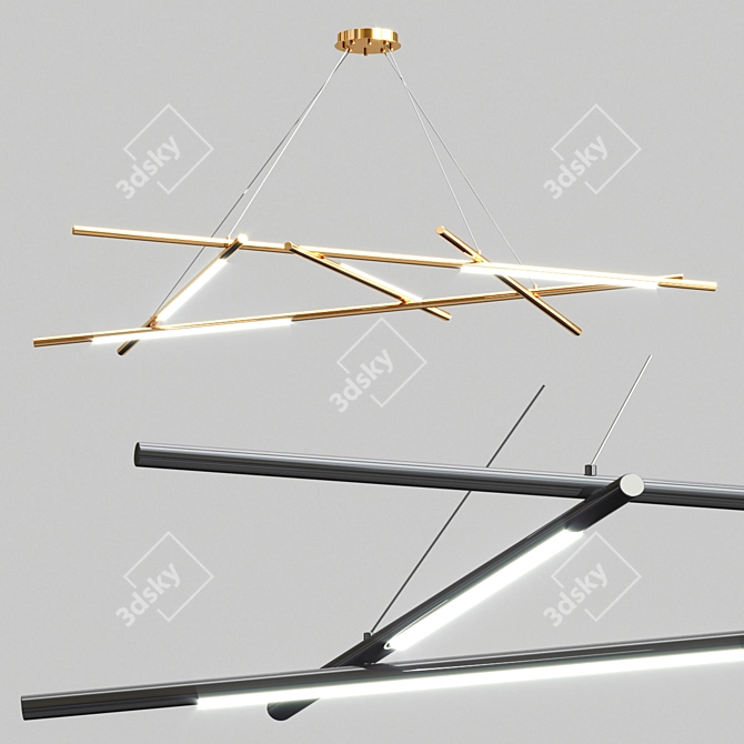 Elegance Illuminated: Palito Mikado 3D model image 1