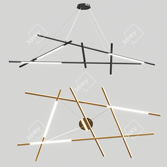 Elegance Illuminated: Palito Mikado 3D model image 2