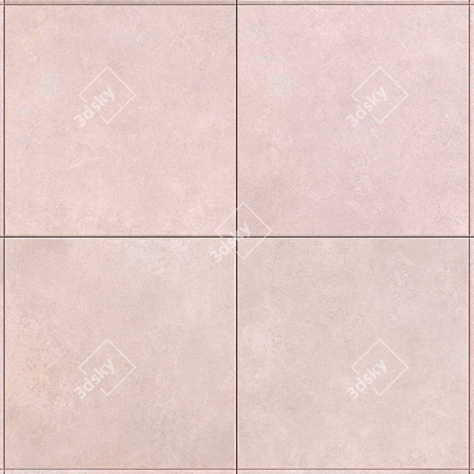 Flaviker Still Now Sand 60x60: Versatile Wall and Floor Tiles 3D model image 2