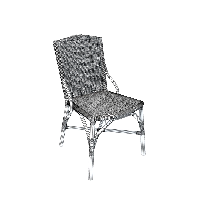 Elegant Douce Chair: Unico 2018 3D model image 4