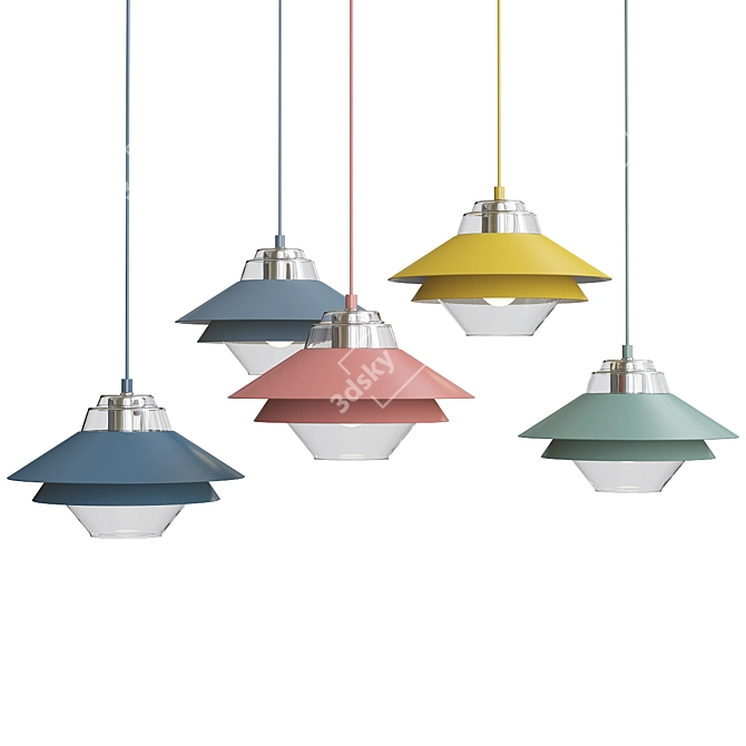 Anzazo UFO Pendant Light 3D model image 1