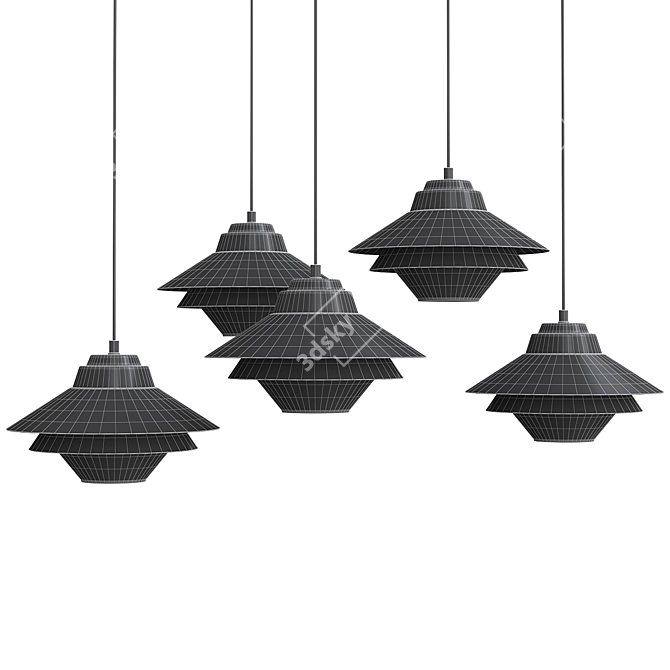 Anzazo UFO Pendant Light 3D model image 2