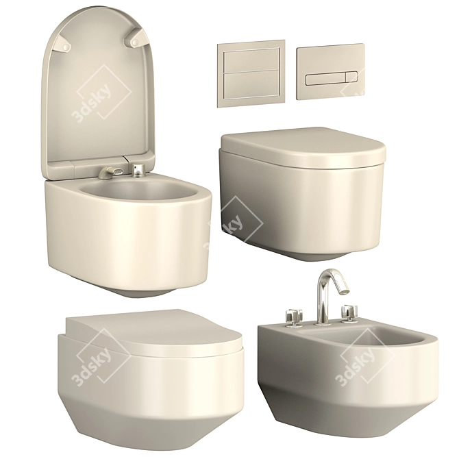 Armani Roca Baia and Island Set 3D model image 2