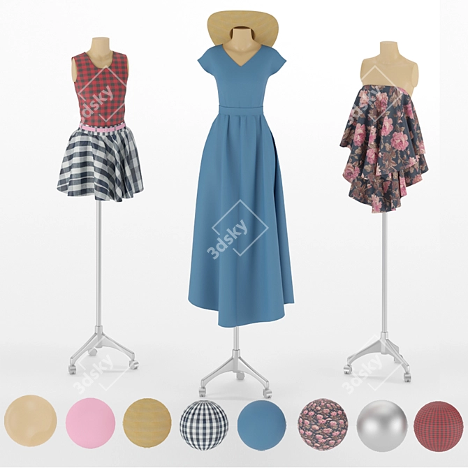 2013 Cloth Store: 3D Model with Box Trick 3D model image 1