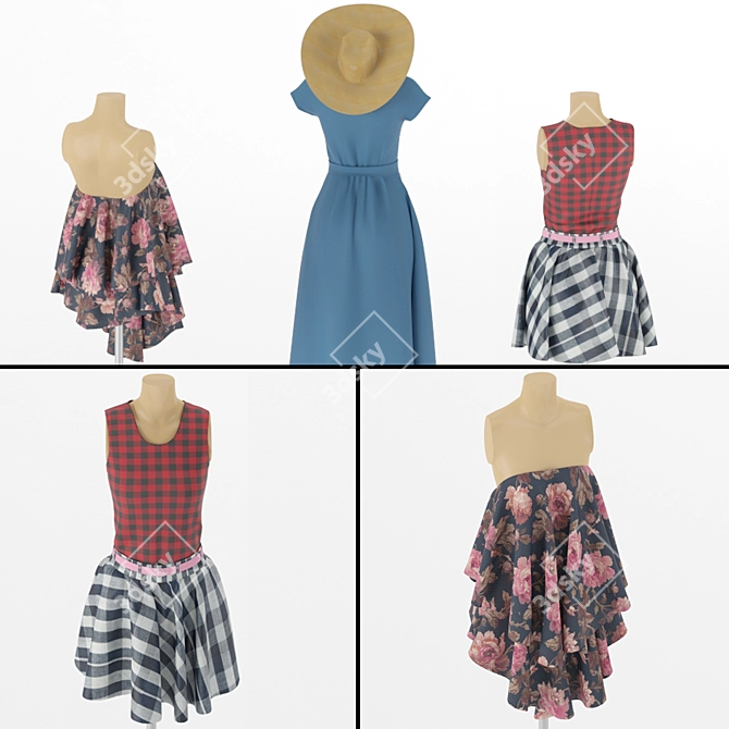 2013 Cloth Store: 3D Model with Box Trick 3D model image 2