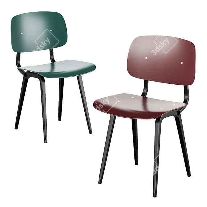 HAY Revolt: High-Quality 3D Furniture 3D model image 3