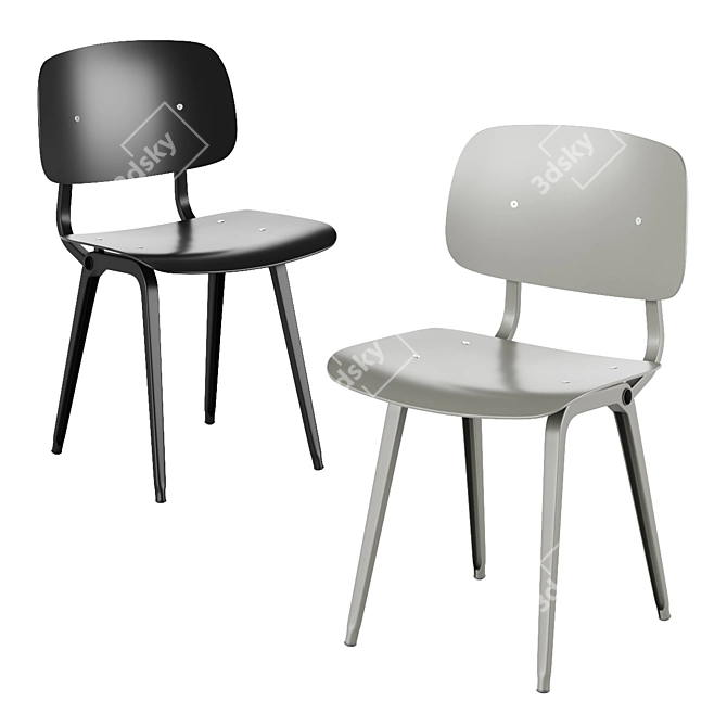 HAY Revolt: High-Quality 3D Furniture 3D model image 5