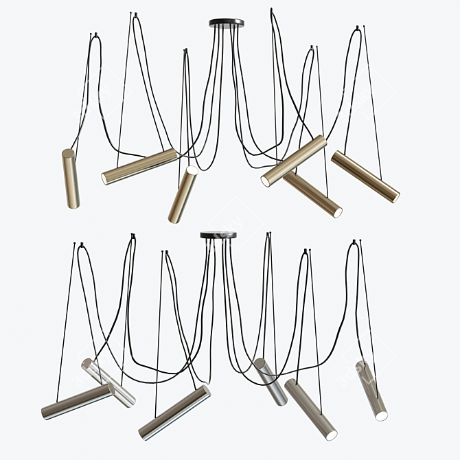 Pepo Pendant: Vibrant Lighting Solution 3D model image 4