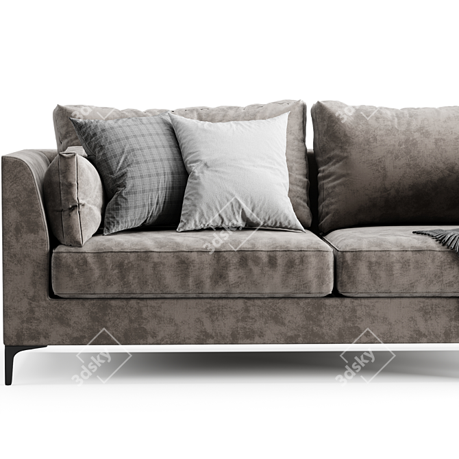Elegant St Moritz Sofa: Timeless Comfort for Your Living Space 3D model image 3