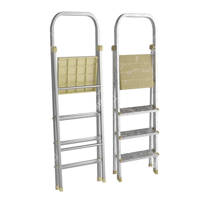 Title: Versatile Ladder Set 3D model image 2