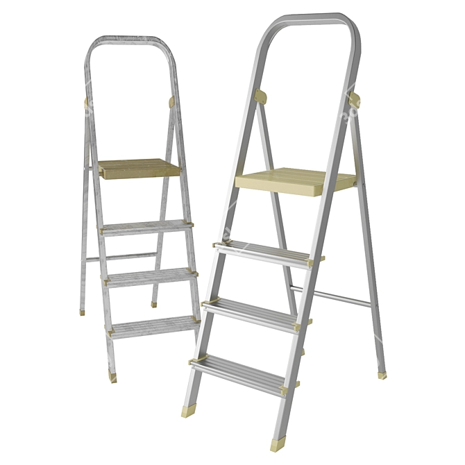 Title: Versatile Ladder Set 3D model image 5