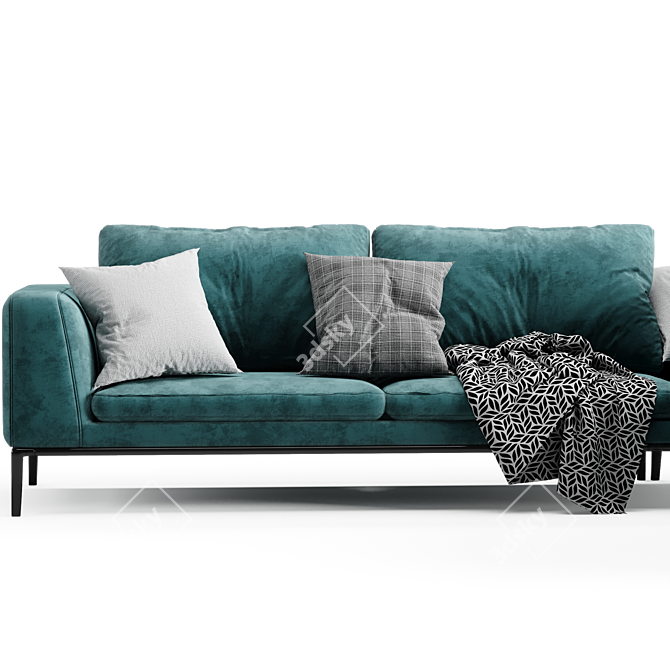 Contemporary BB Italia Miche Sofa 3D model image 2