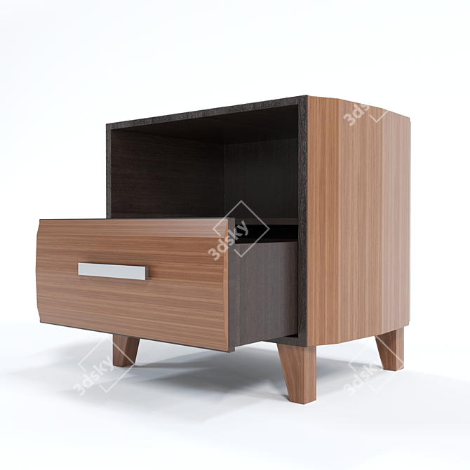 Modern Tumba Stands - Compact & Stylish 3D model image 1