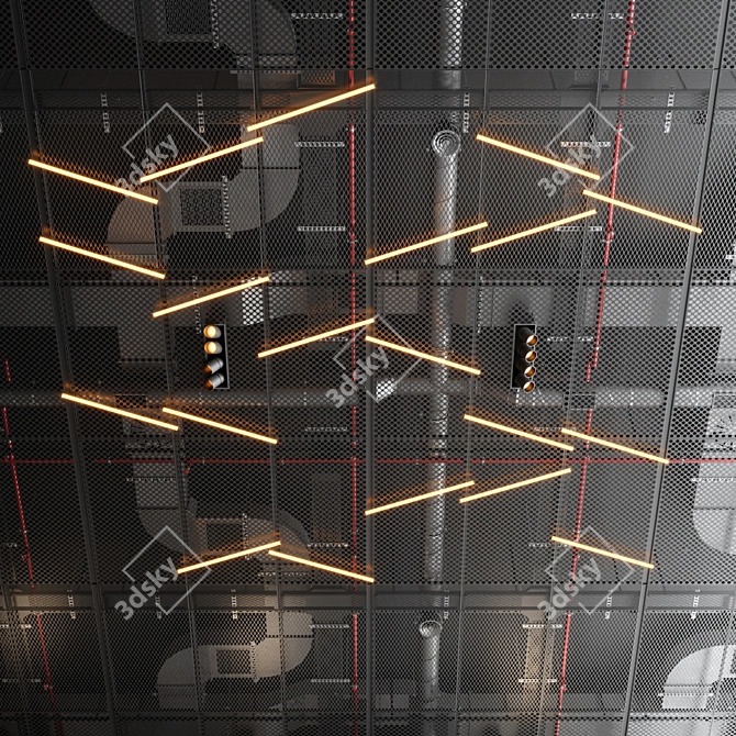 SAS International 4: Suspended Ceiling Solution 3D model image 2