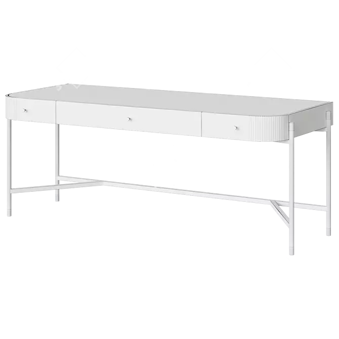 Modern Writing Desk: Rosie 3D model image 2