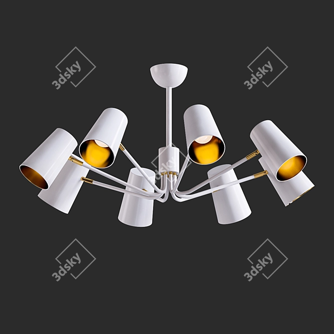 Impressive Anders Pendant Chandelier 3D model image 1