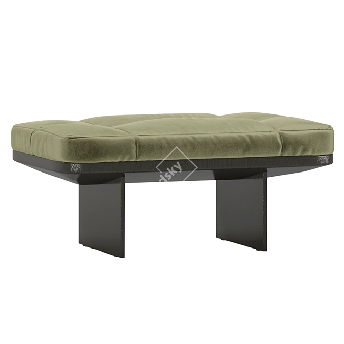 Clive Soft Benches: Elegant and Minimalist Seating 3D model image 4
