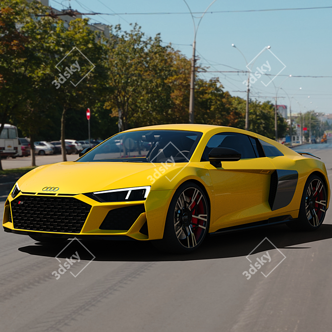 Audi R8 V10 Performance Coupe 3D model image 6